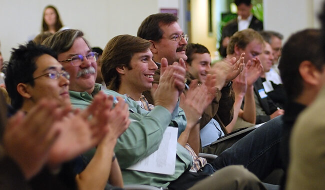 Applause to presentation